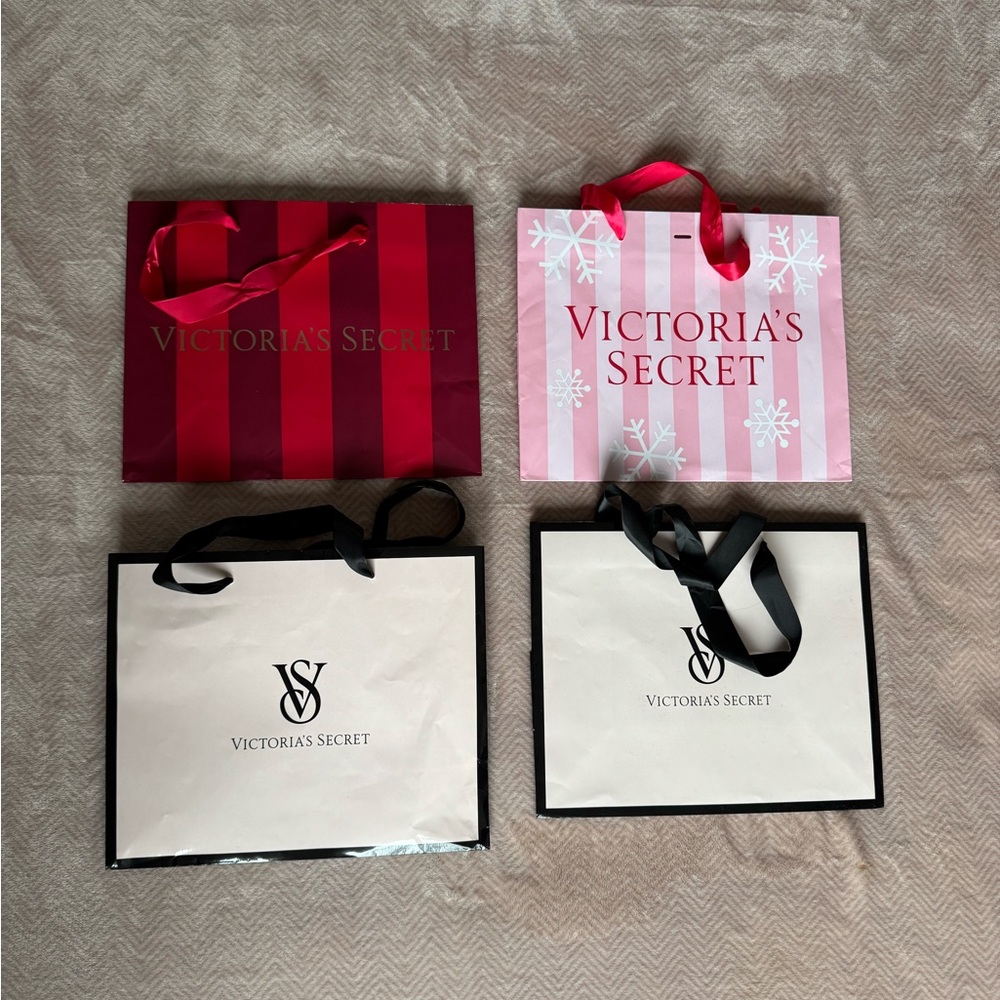 Set of four new Victoria’s Secret gift/shopping bags